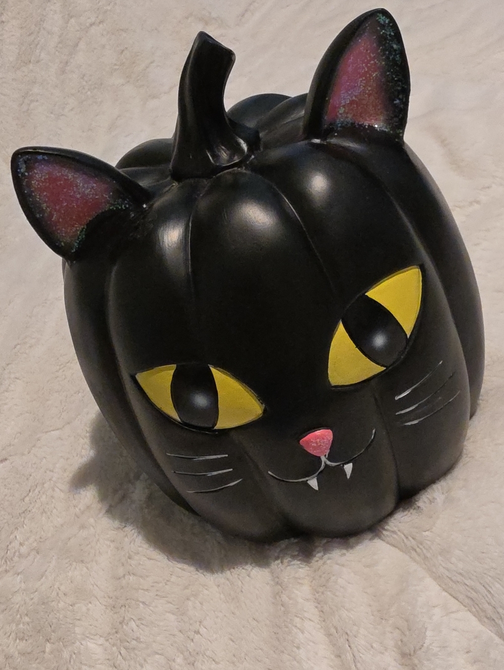 Halloween Black Cat Pumpkin Décor